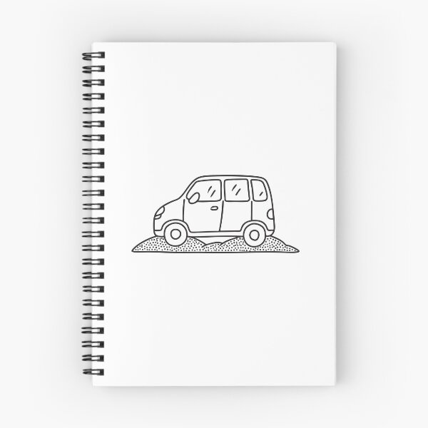 Item preview, A buried van tire lodged in the gravel entrance of a driveway designed and sold by rasagamastore.