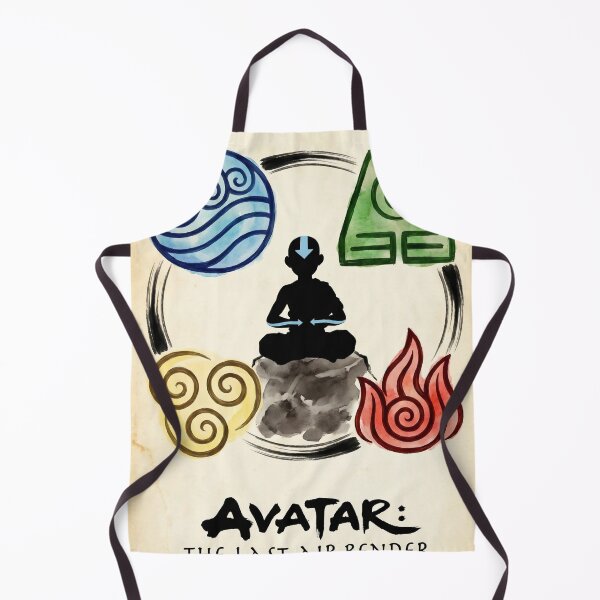 Item preview, Avatar The Last Airbender Aang Four Elements Water Earth Fire Air designed and sold by Manga Mouth Piece .
