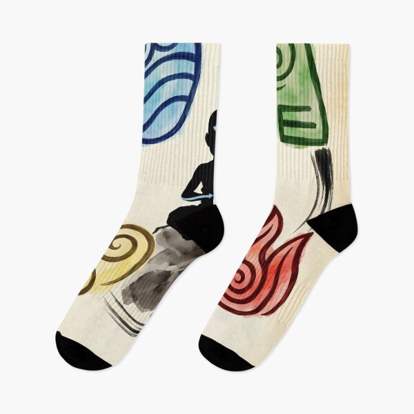 Item preview, Avatar The Last Airbender Aang Four Elements Water Earth Fire Air designed and sold by Manga Mouth Piece .