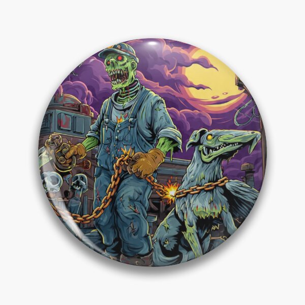 Item preview, Zombie Miner Gargoyle Hound Dark Fantasy designed and sold by TOCOCLAWS.