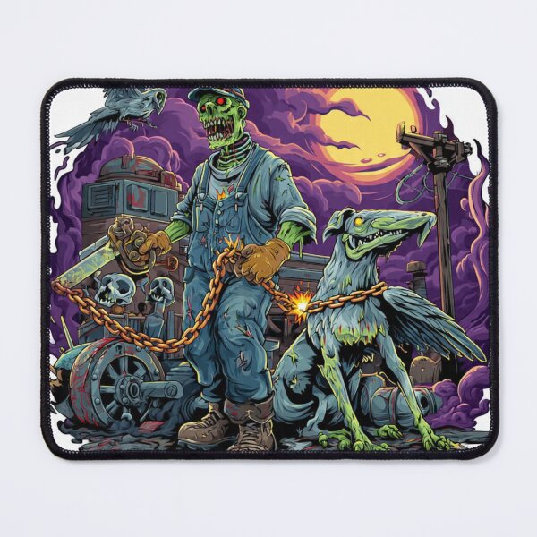 Item preview, Zombie Miner Gargoyle Hound Dark Fantasy designed and sold by TOCOCLAWS.