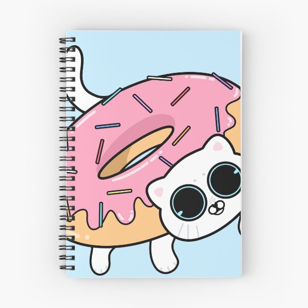 Item preview, donut kitty white ver designed and sold by sadfacestickers.