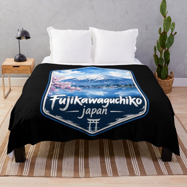 Item preview, Fujikawaguchiko Mount Fuji Japan Travel Watercolor designed and sold by TomFrontierArt.