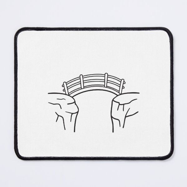 Item preview, A simple wooden bridge spanning a narrow gorge in the valley designed and sold by rasagamastore.
