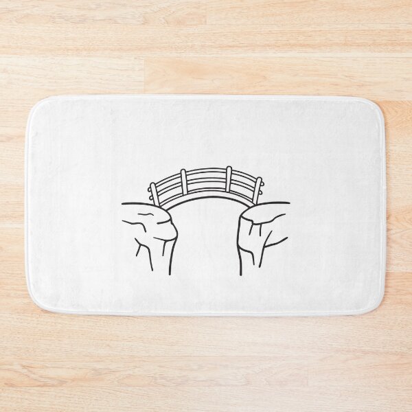 Item preview, A simple wooden bridge spanning a narrow gorge in the valley designed and sold by rasagamastore.