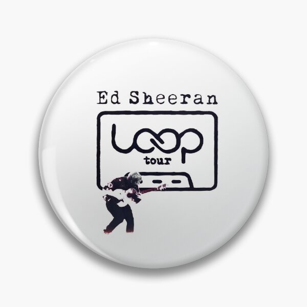 Artikelvorschau, Ed Sheeran Loop Tour Akustikgitarre Live-Konzert Silhouette entworfen und verkauft von Moonifillst.