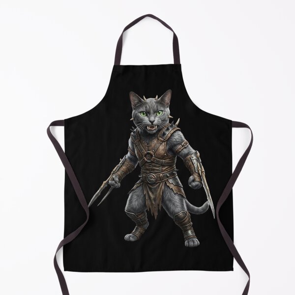 Item preview, Feral Cat Warrior - Clawed Dark Fantasy Battle Art designed and sold by TOOBIC.