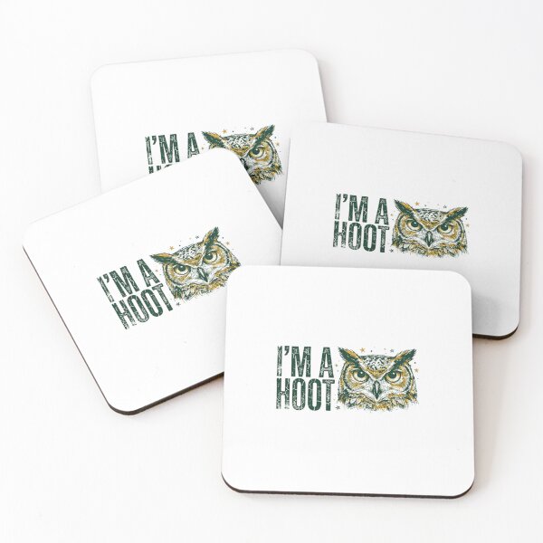 Item preview, I'm A Hoot Owl Pun Animal Lover Nature Fan designed and sold by RetroMini2026.