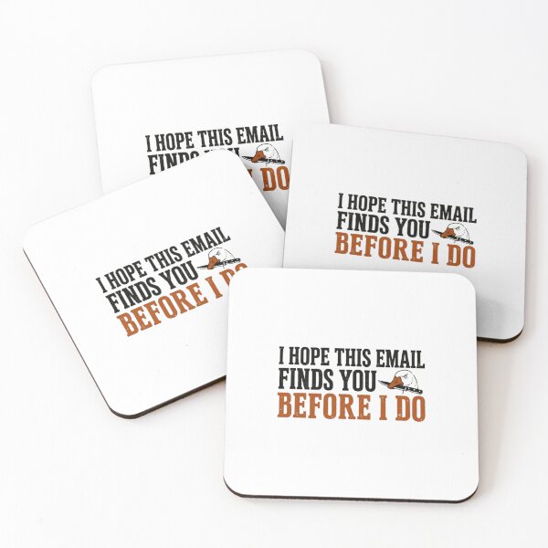 Item preview, I Hope This Email Finds You Before I Do Funny Sarcastic Goose Meme designed and sold by RetroMini2026.