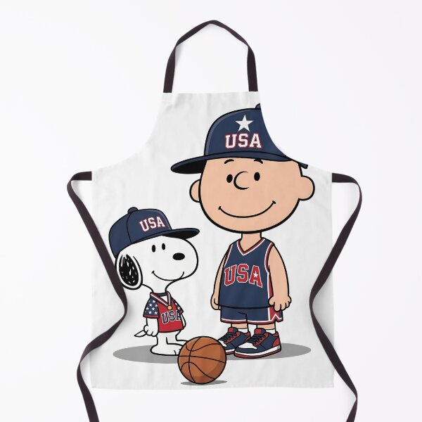 Item preview, snoopy và charlie brown usa basketball designed and sold by maegilldepus.
