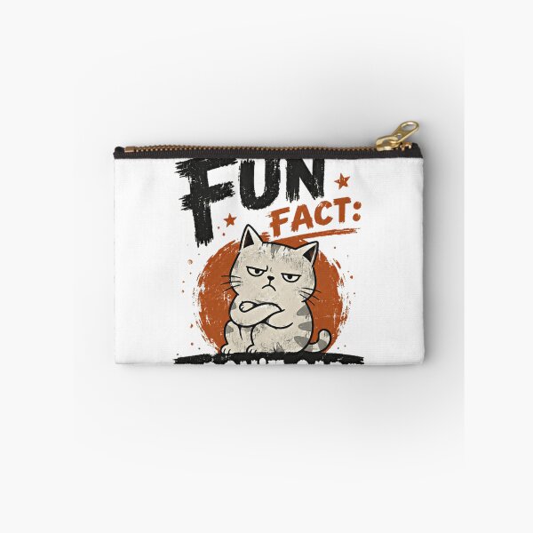 Item preview, Fun Fact I Don't Care Grumpy Cat Sarcasm Humor designed and sold by SkeletonsDanger.
