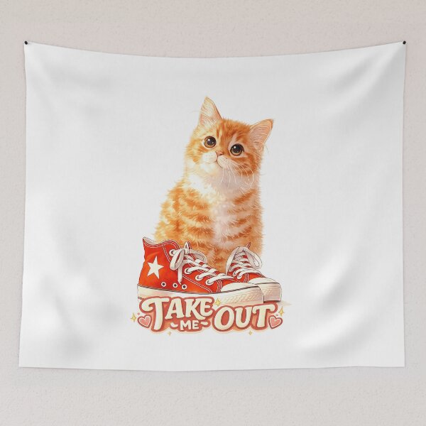 Item preview, Take Me Out Kitty designed and sold by INITIAL SHIBA.