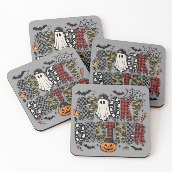 Item preview, Spooky Brother Halloween | Camo Plaid Mixed Pattern Design designed and sold by MOCH- ART.