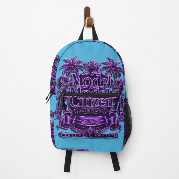 Item preview, Vaporwave Model Citizen Crest - Neon Purple Aesthetic Entities® designed and sold by A E S T H E T A T A G.
