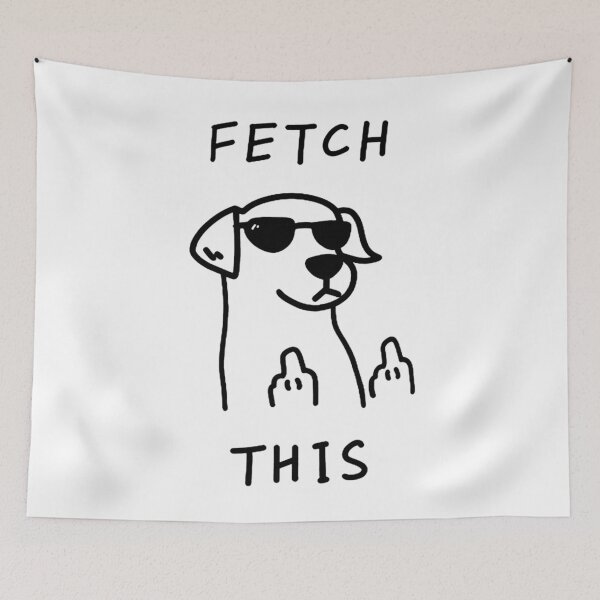 Item preview, Cute Dog Meme Fetch This designed and sold by YeppiStudio.