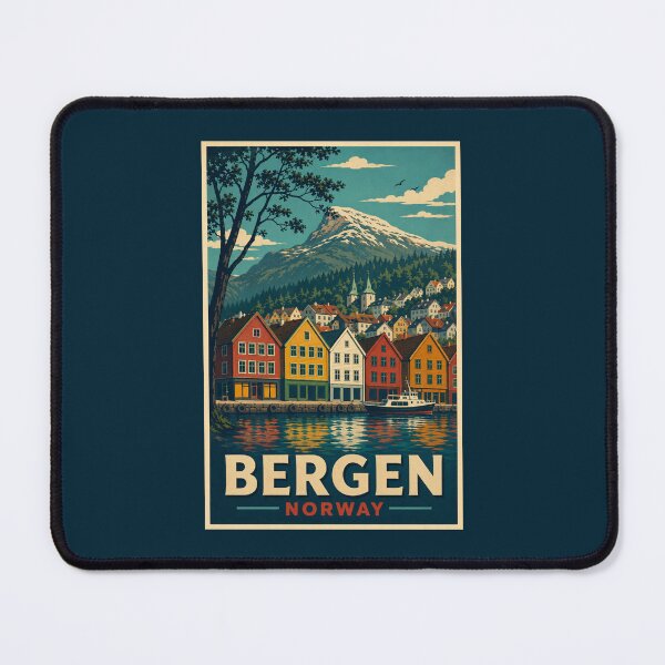 Item preview, Bergen - Norway designed and sold by GoodOldVintage.