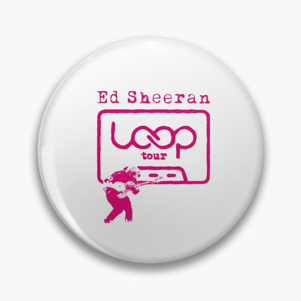 Artikelvorschau, Ed Sheeran Loop Tour Pink Guitarist Cassette Frame Logo entworfen und verkauft von Moonifillst.