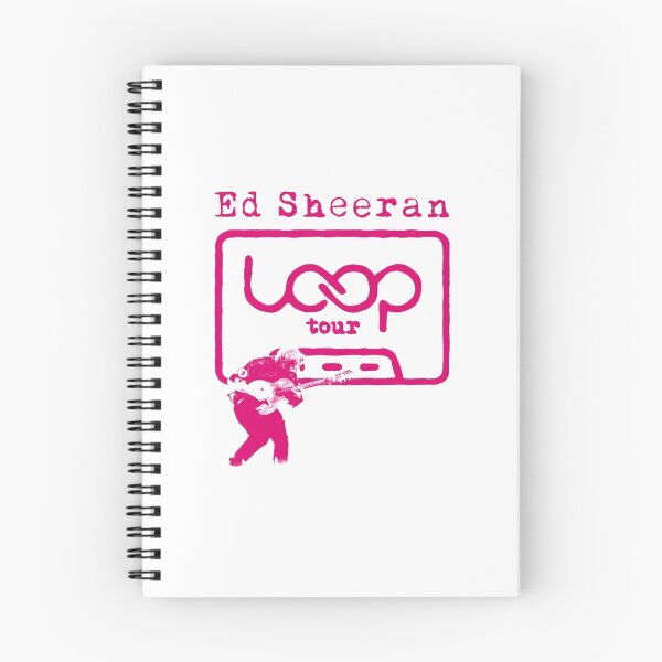 Item preview, Ed Sheeran Loop Tour Pink Guitarist Cassette Frame Logo designed and sold by Moonifillst.