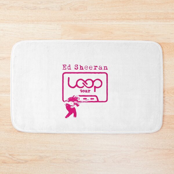 Item preview, Ed Sheeran Loop Tour Pink Guitarist Cassette Frame Logo designed and sold by Moonifillst.