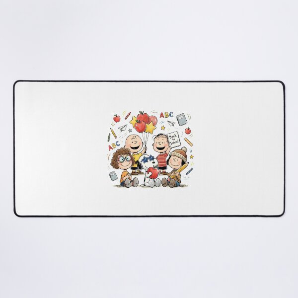 Item preview, Peanuts Back To School Gang Apples & Pencils designed and sold by cesrahotdemo.