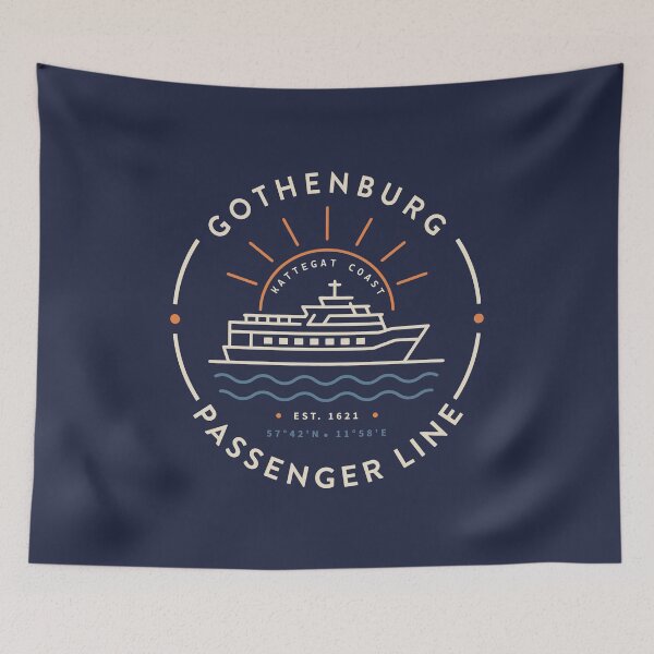 Item preview, Gothenburg Passenger Line European harbor series-DBG designed and sold by N72 Heritage.
