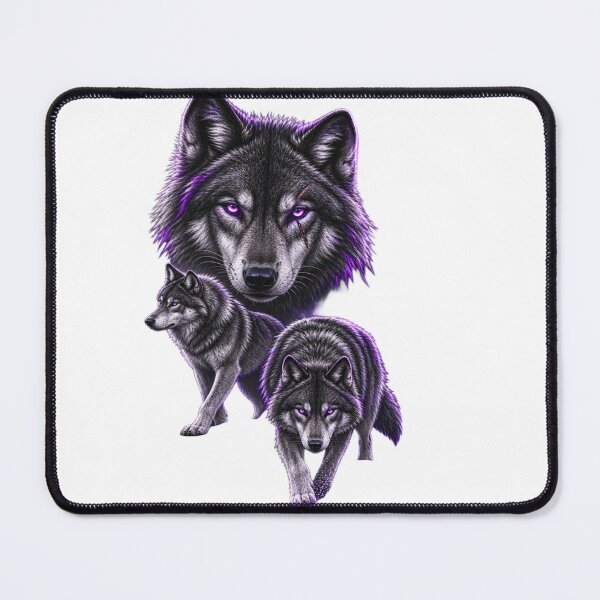 Item preview, Majestic Purple Wolf Dreamcatcher T-shirt designed and sold by Shahjiar Shop.