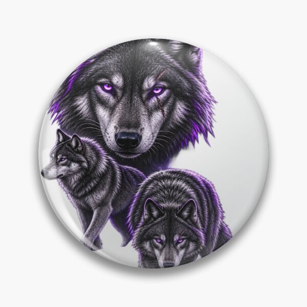 Item preview, Majestic Purple Wolf Dreamcatcher T-shirt   designed and sold by Shahjiar Shop.