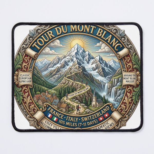 Item preview, TOUR DU MONT BLANC designed and sold by likbatonboot.