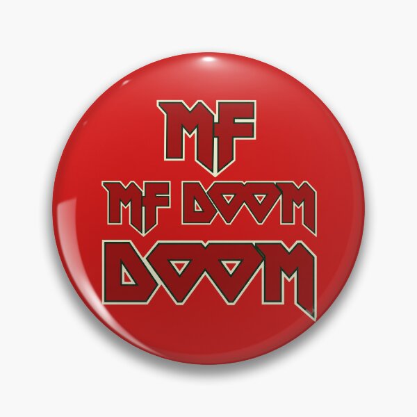 Item preview, MF DOOM Typography Logo designed and sold by RunolfssonBrook.