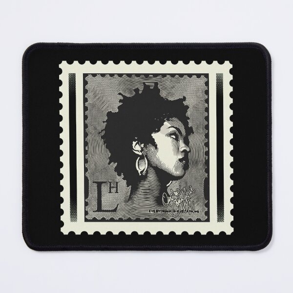Item preview, Lauryn Hill Stamp Portrait designed and sold by RunolfssonBrook.