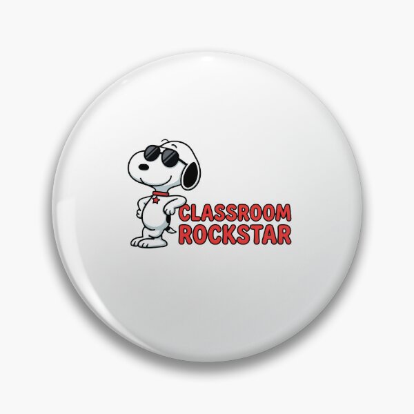 Item preview, Snoopy Cool Classroom Rockstar Teacher  designed and sold by cesrahotdemo.