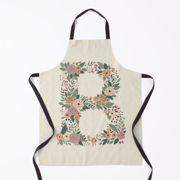 Item preview, Decorative Floral Letter B Botanical Monogram designed and sold by ITCHAWAWAA.