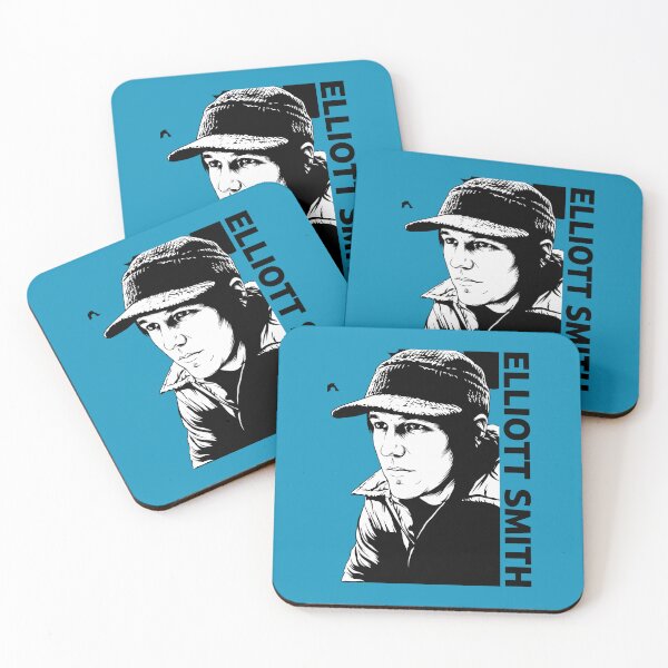 Item preview, Elliott Smith Black White Portrait designed and sold by RunolfssonBrook.