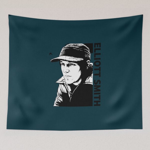 Item preview, Elliott Smith Black White Portrait designed and sold by RunolfssonBrook.