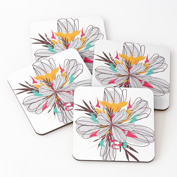 Item preview, Intricate Stylized Floral Snake and Antler Illustration designed and sold by CocoPeak.
