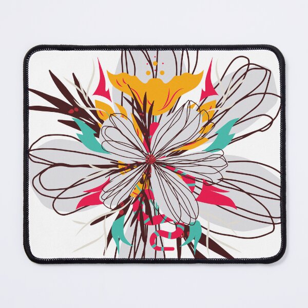 Item preview, Intricate Stylized Floral Snake and Antler Illustration designed and sold by CocoPeak.