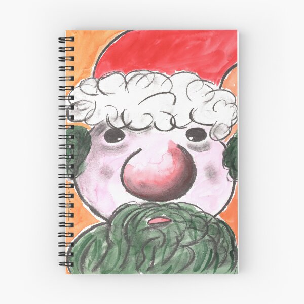 Item preview, Santa Claus, Green Beard, Charcoal & Watercolour designed and sold by Anke‘s Bazaar.