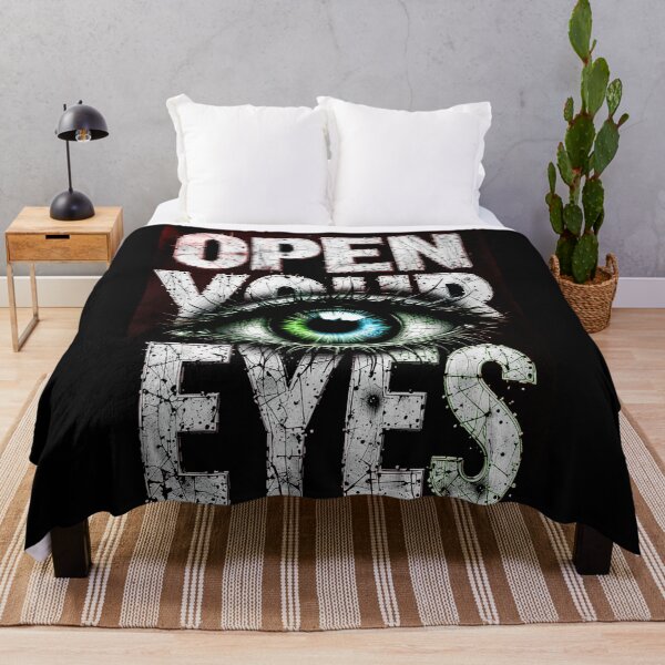Item preview, Open Your Eyes Typography designed and sold by GRFORA.