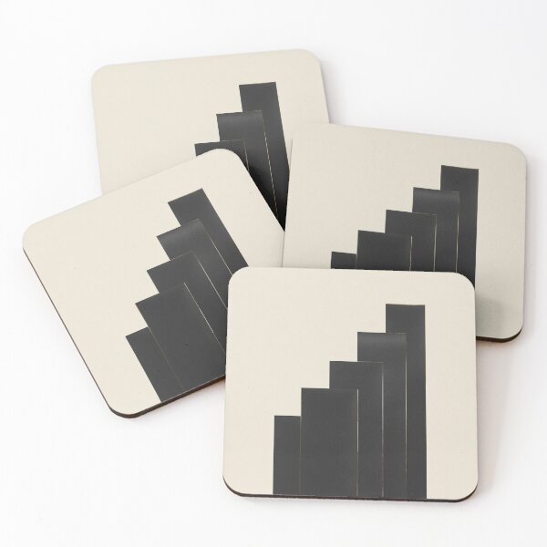 Item preview, Minimalist Architectural Growth Black Columns Gold Trim designed and sold by Zaramodo.