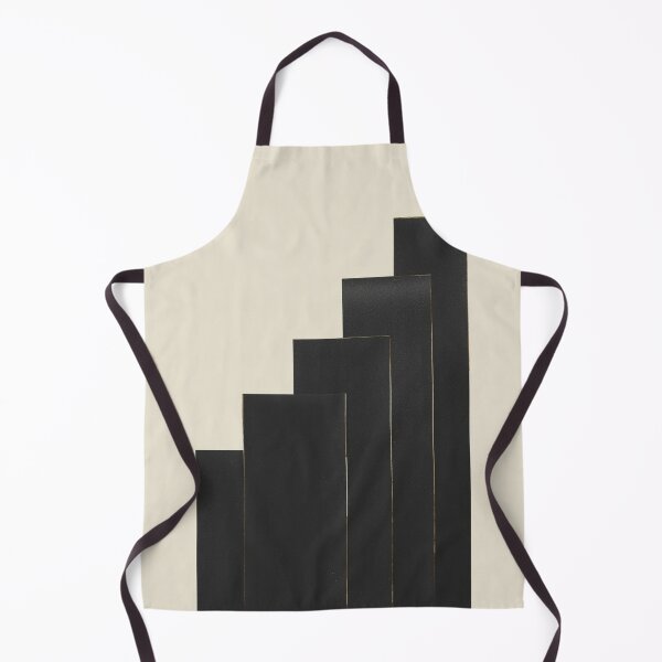 Item preview, Minimalist Architectural Growth Black Columns Gold Trim designed and sold by Zaramodo.