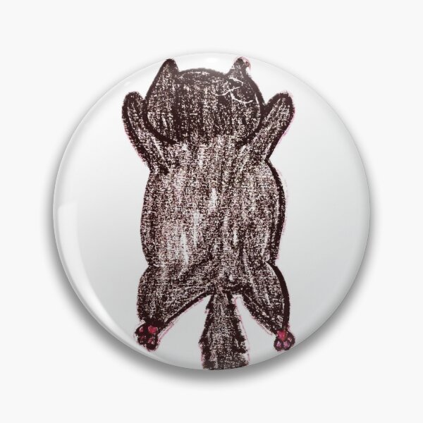 Item preview, Funny Black Cat lying face down  designed and sold by MagicYana.