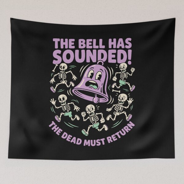 Item preview, The Dead Must Return - Retro Funny Skeleton Halloween Gift designed and sold by SplashTastic.