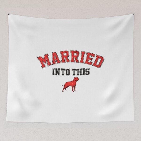 Item preview, Married Into This Dog Lover Wedding Sweatshirt designed and sold by trada826.