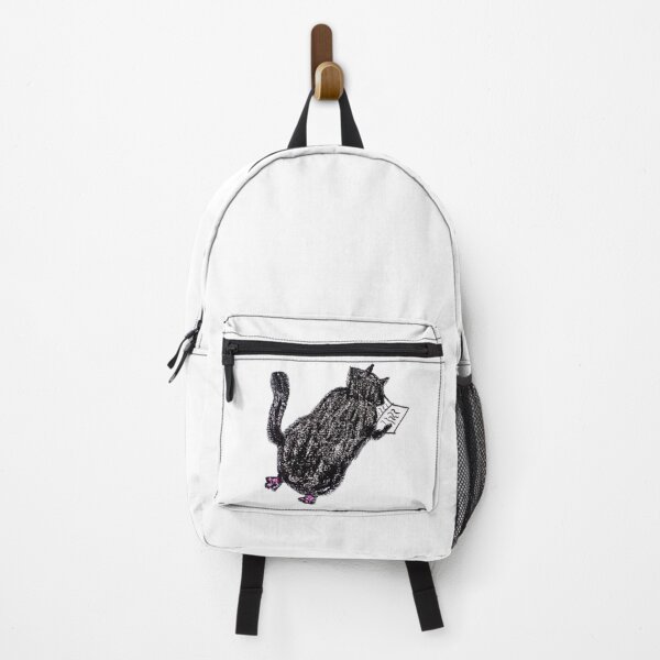 Item preview, Funny Black Cat Reading a Book designed and sold by MagicYana.
