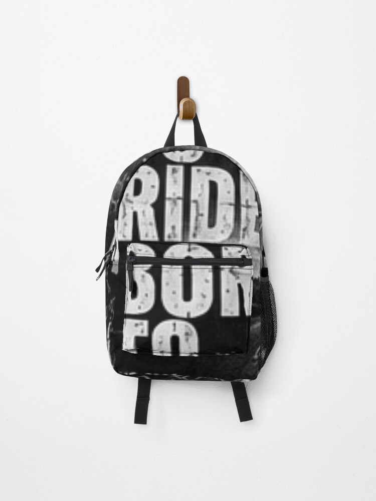 Thumbnail 1 of 3, Backpack, Born To Ride designed and sold by YawBruno.