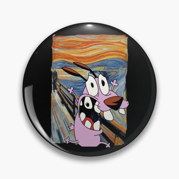 Item preview, Courage The Cowardly Dog The Scream Parody designed and sold by Epicfunchart.