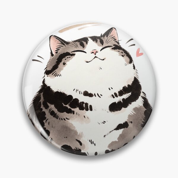 Item preview, Happy Mochi Mochi Cat designed and sold by INITIAL SHIBA.