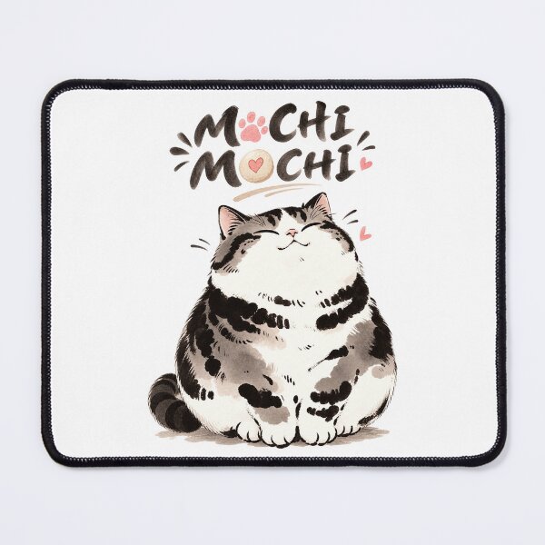 Item preview, Happy Mochi Mochi Cat designed and sold by INITIAL SHIBA.