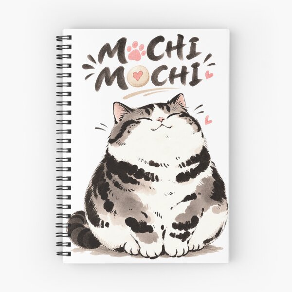 Item preview, Happy Mochi Mochi Cat designed and sold by INITIAL SHIBA.