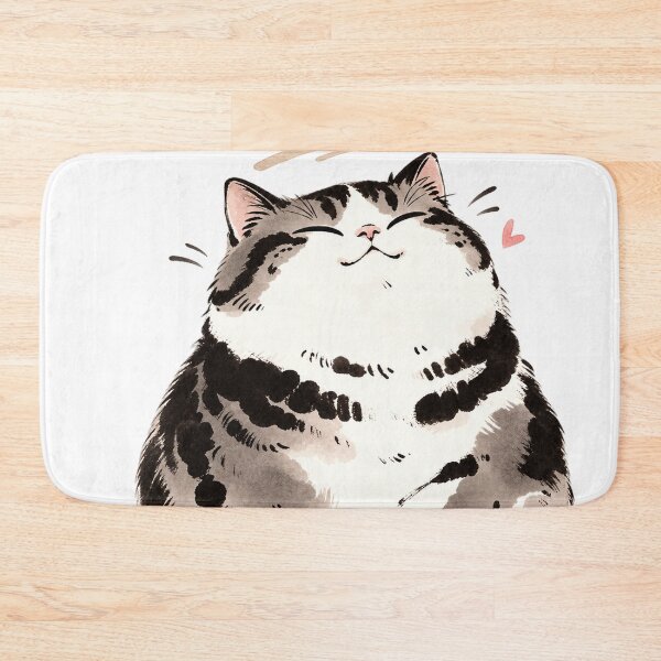 Item preview, Happy Mochi Mochi Cat designed and sold by INITIAL SHIBA.